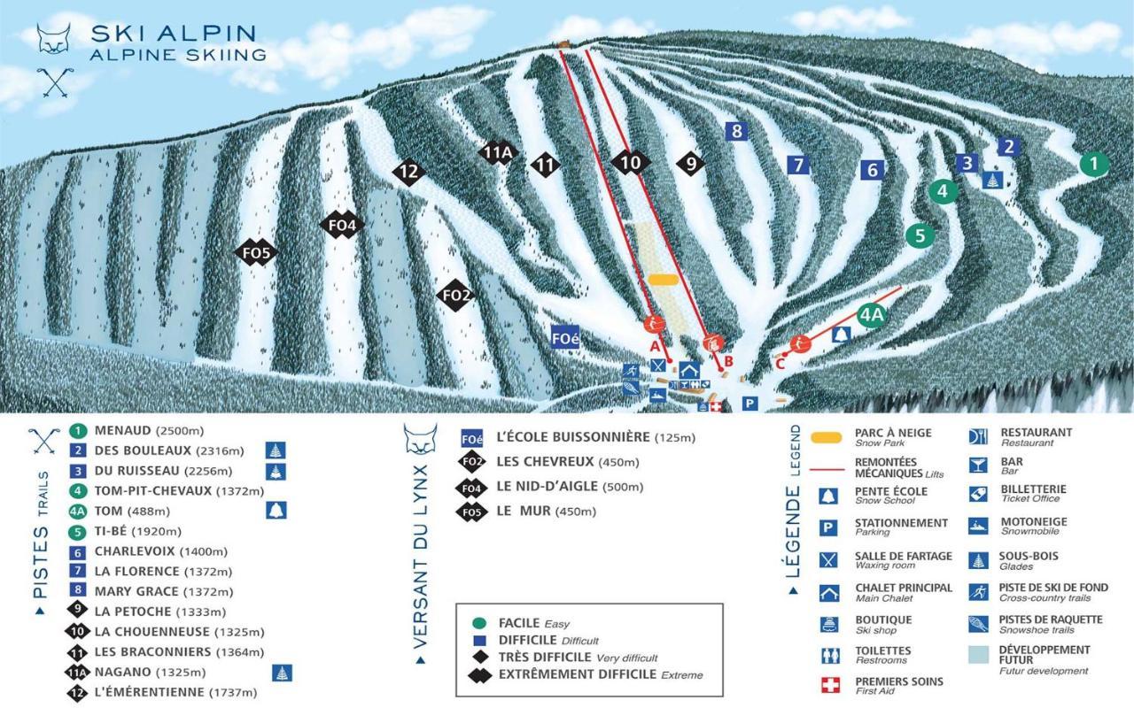 Woody - Chalets De Moh La Malbaie Exteriör bild