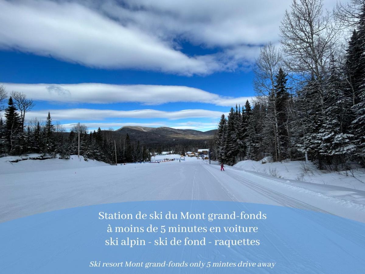 Woody - Chalets De Moh La Malbaie Exteriör bild
